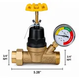 Apollo Pressure Regulating Valve with Gauge 3/4 in. NPT miniatura 4