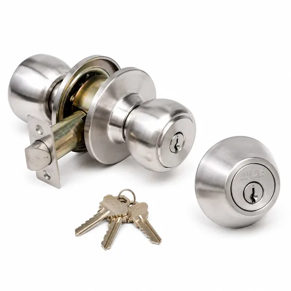 Atlas Home Security Exterior Entry & Deadbolt Lock Set
