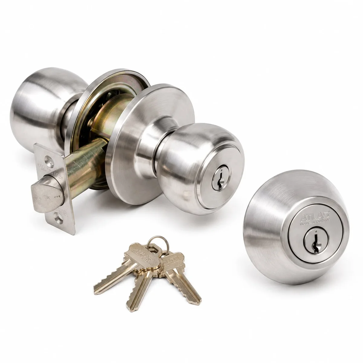 Atlas Home Security Exterior Entry & Deadbolt Lock Set - imagen 1
