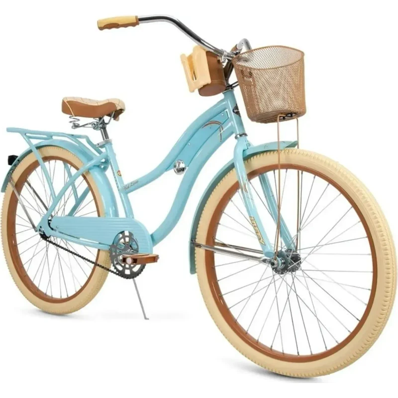 Bicicleta Huffy Cruiser — Azul con canasta