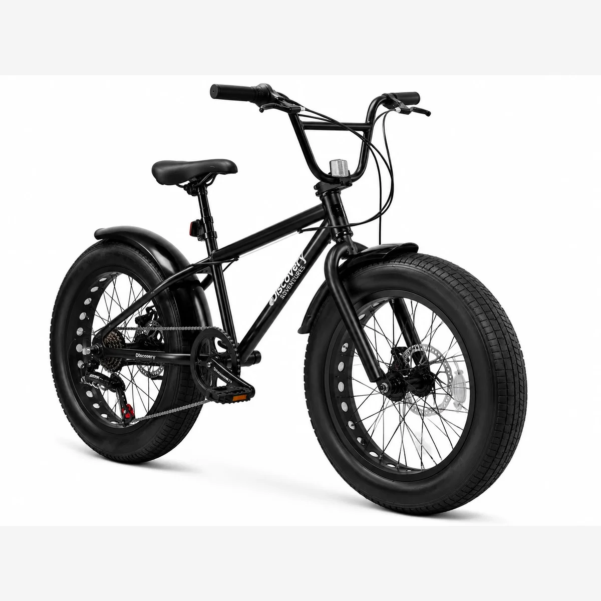 Black BMX Fat Tire Bicycle - imagen 1