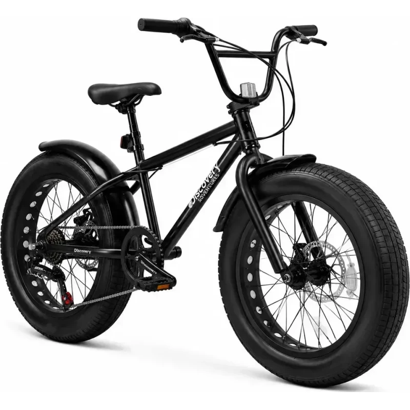 Black BMX Fat Tire Bicycle