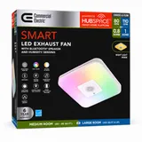 Commercial Electric Smart LED Exhaust Fan with Bluetooth Speaker miniatura 2