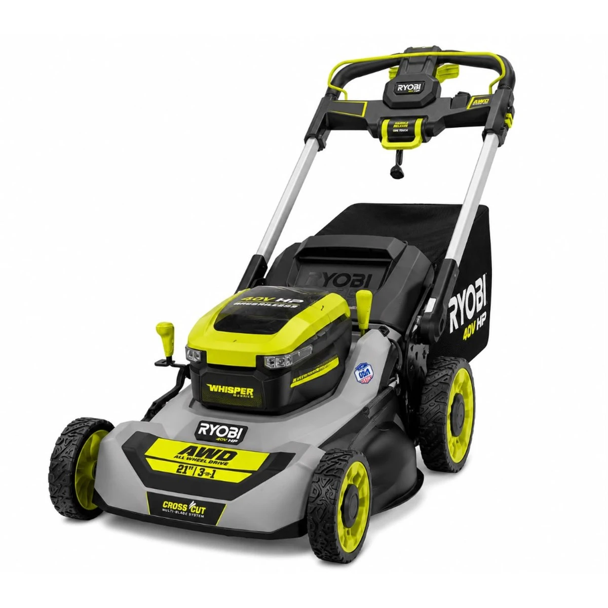Cortadora de grama Ryobi 40V HP AWD 21" — Batería - imagen 1
