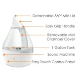 Crane 4-in-1 Top Fill Humidifier with Sound Machine miniatura 2