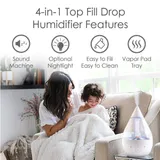 Crane 4-in-1 Top Fill Humidifier with Sound Machine miniatura 3