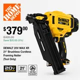 DEWALT 20V MAX XR Brushless Cordless 21° Framing Nailer miniatura 11