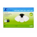 Elite Ceiling Fan LED Light Kit - Oil Rubbed Bronze Finish with Frosted Glass miniatura 1