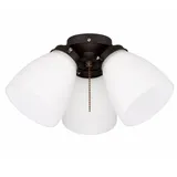 Elite Ceiling Fan LED Light Kit - Oil Rubbed Bronze Finish with Frosted Glass miniatura 3
