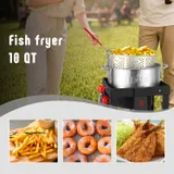 Feasto 4-in-1 Turkey and Fish Fryer Set with 30 Qt & 10 Qt Aluminum Pots miniatura 7