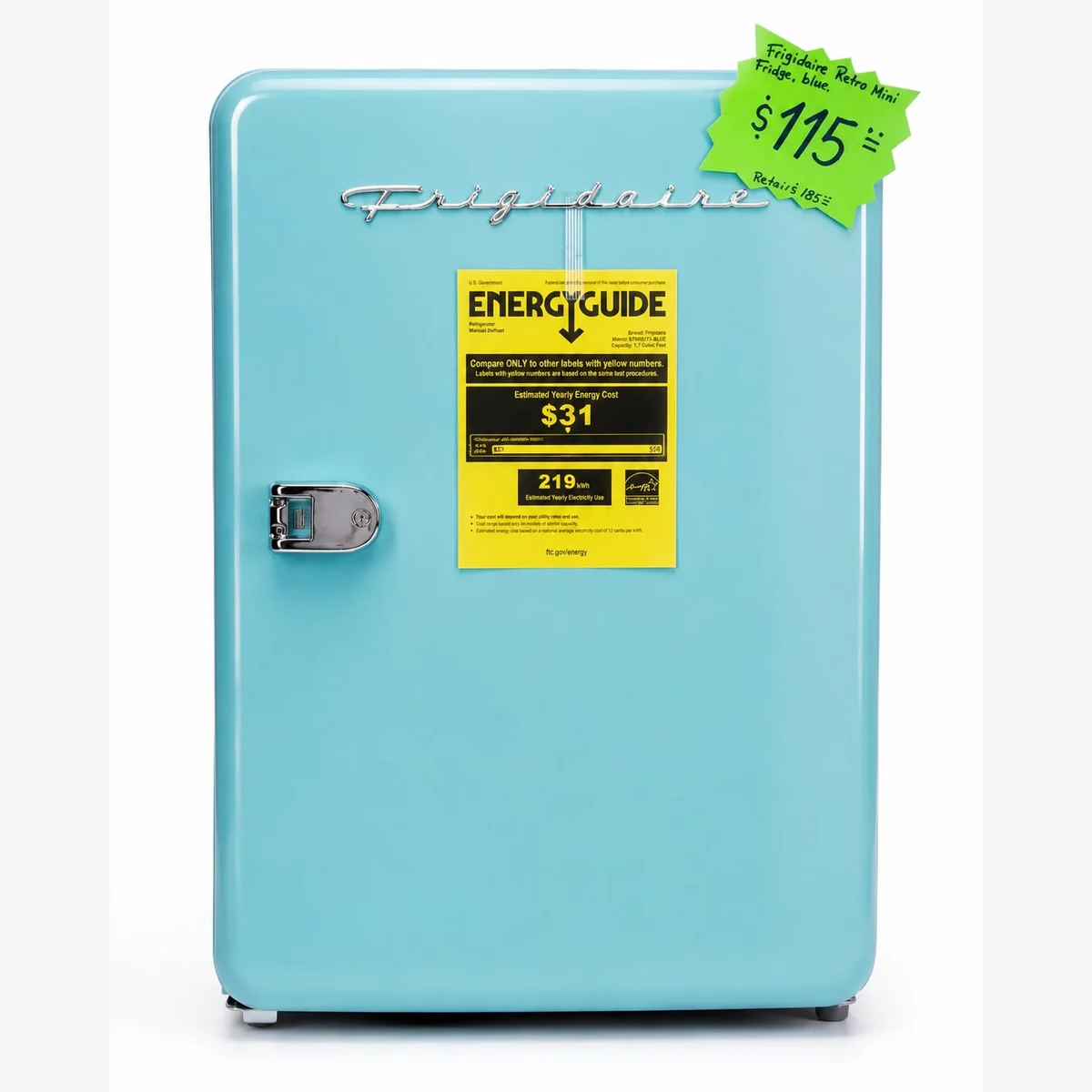 Frigidaire Retro Mini Fridge - Blue - imagen 1
