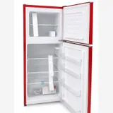 Frigidaire Retro Mini Fridge with Top Freezer - Red miniatura 4