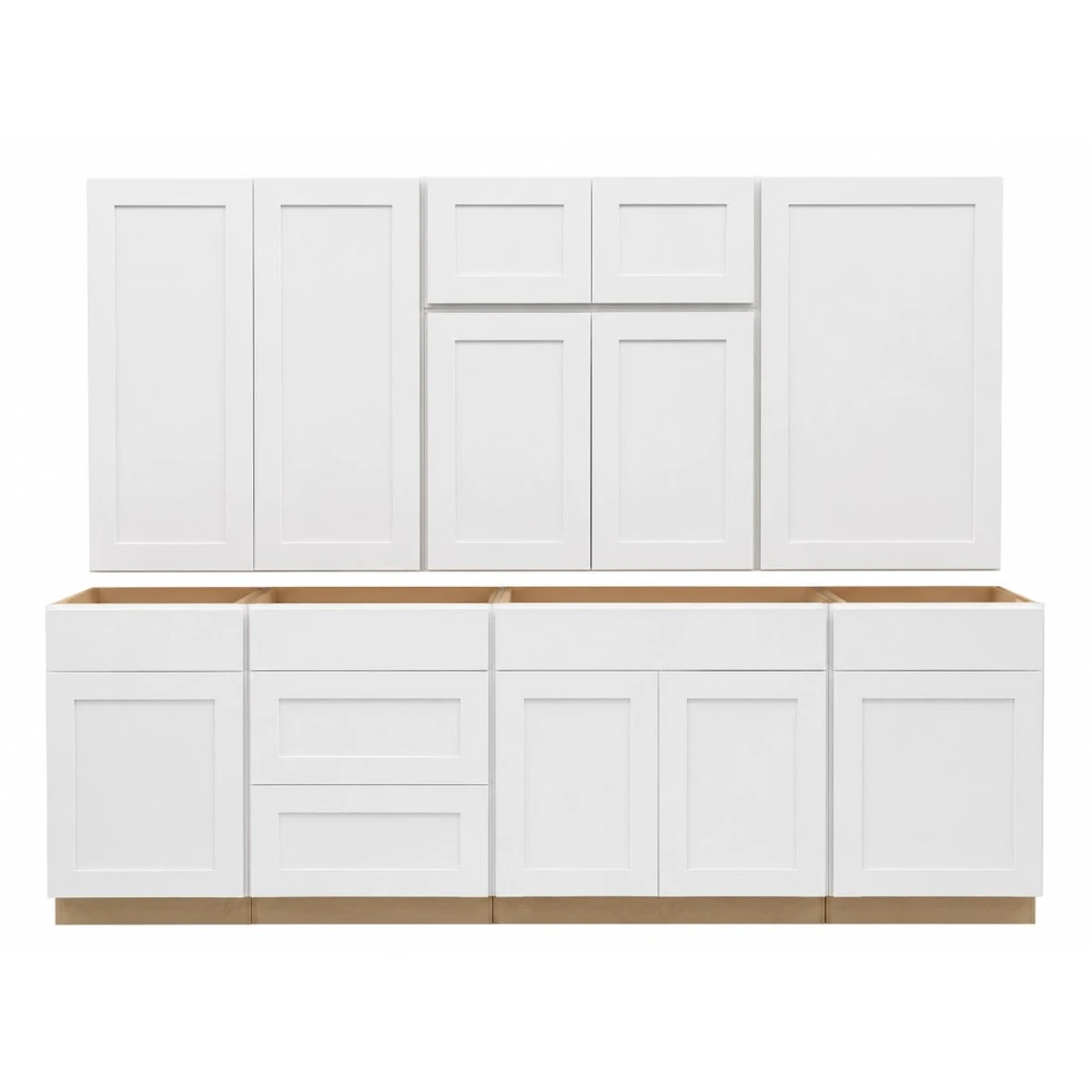 Set gabinetes de cocina modulares — Blanco (shaker) - imagen 1