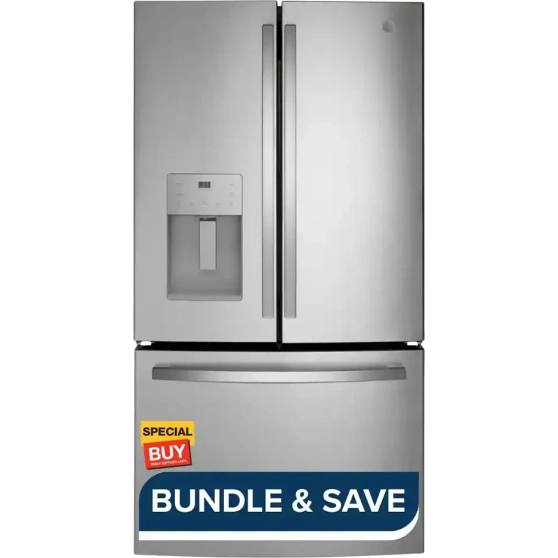 Refrigerador GE French Door 22.1 Pies Cúbicos Counter Depth Acero Inoxidable GYE21JYMCFFS