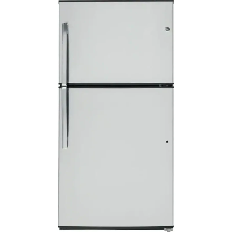 Refrigerador GE Top Freezer 21.9 Pies Cúbicos Acero Inoxidable Garage Ready GIE21GSHHSS