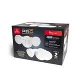 Globe Pro Grade 1200 Lumens LED Security Light 2-Pack miniatura 2