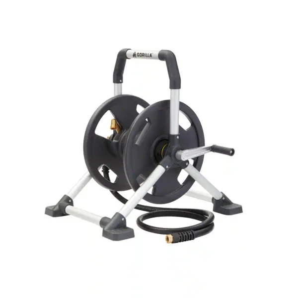 Gorilla GRS-150H Heavy-Duty Hose Reel with 150ft Capacity