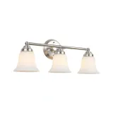 Hampton Bay Ashhurst 24 in. 3-Light Vanity Light Brushed Nickel miniatura 4