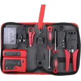 Hi-Spec Network Cable Testing & Wiring Tool Kit Set - 9 Piece miniatura 1