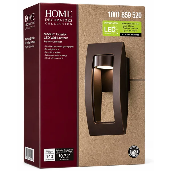 Home Decorators Collection Medium Exterior LED Wall Lantern