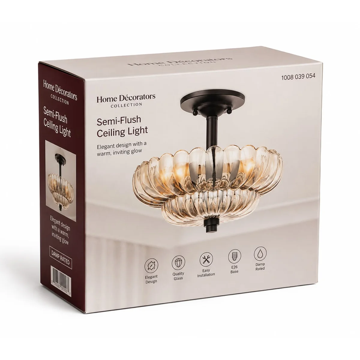 Home Decorators Collection Semi-Flush Ceiling Light - imagen 1