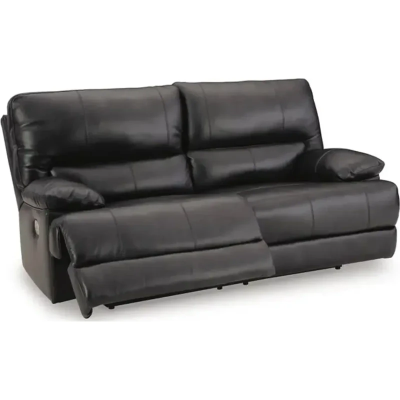 Loveseat reclinable negro — Oferta 4 de Julio