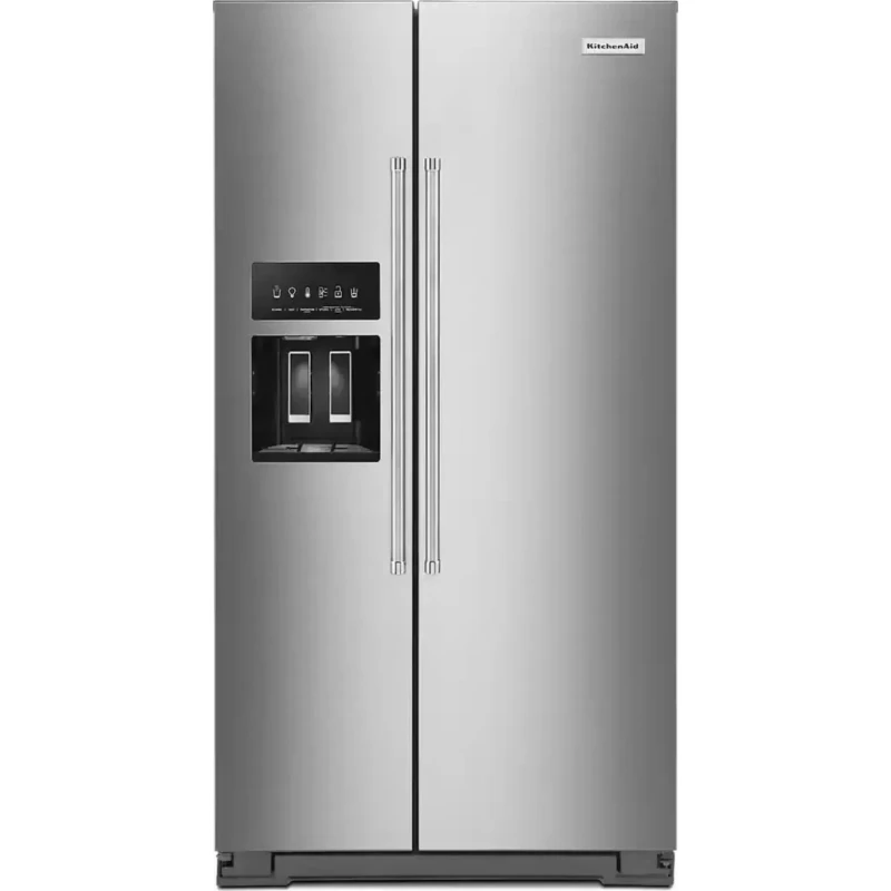 Refrigerador KitchenAid Side-by-Side 25 Pies Cúbicos Acero Inoxidable ENERGY STAR KRSF705HPS00
