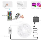 KSIPZE 100FT RGB LED Strip Light with Remote and App Control miniatura 6