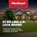 Kwikset Halifax Bed/Bath Lever in Matte Black miniatura 9