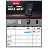 Kwikset SmartCode 260 Keypad Electronic Lock - Satin Nickel miniatura 3