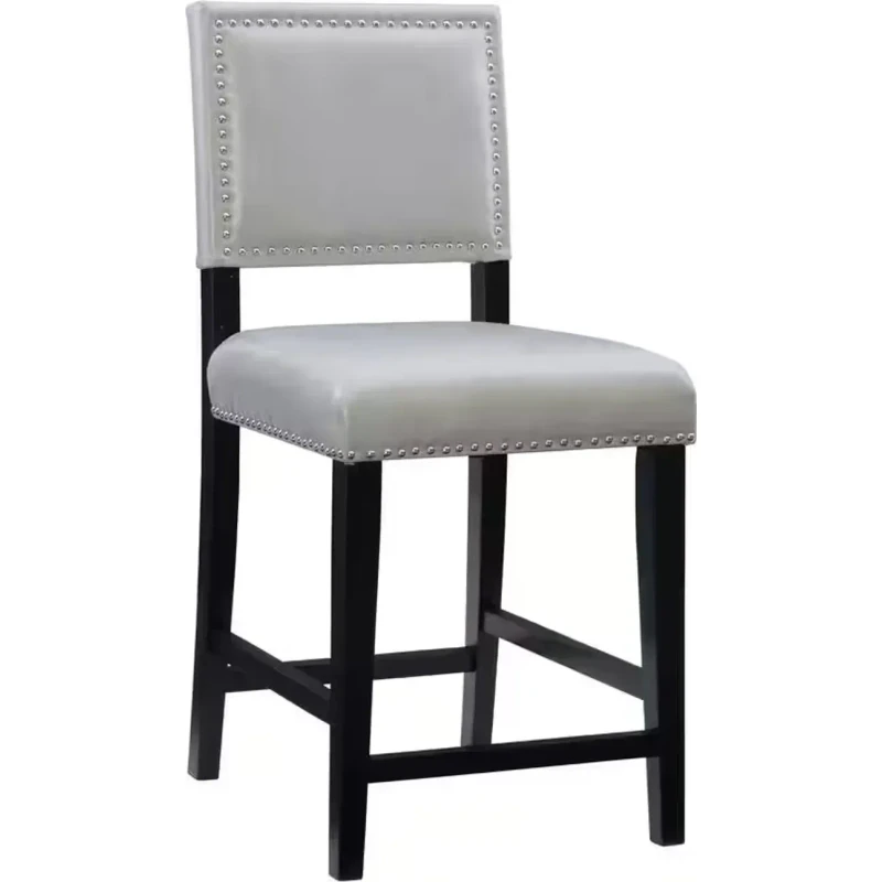 Linon — Silla de bar Gris paloma