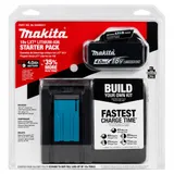 Makita 18V LXT Lithium-Ion Starter Pack BL1840BDC1 miniatura 3