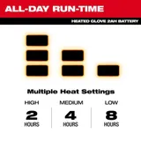 Milwaukee Heated Winter Gloves with Hexon Heat Technology miniatura 4