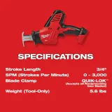 Milwaukee M18 Cordless Tool Combo Kit with Drill, Impact Driver, miniatura 6