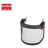 Milwaukee Metal Mesh Face Shield with Hard Hat miniatura 2