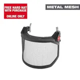 Milwaukee Metal Mesh Face Shield with Hard Hat miniatura 4