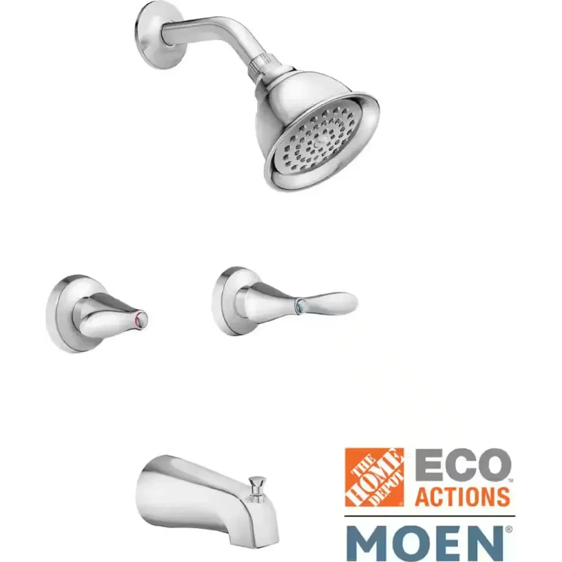 Moen Adler — Tina y regadera Cromo pulido