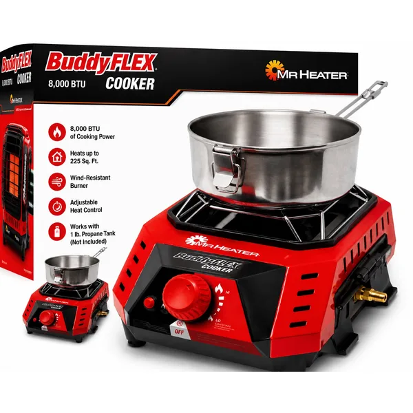 Mr. Heater BuddyFLEX Cooker 8,000 BTU Portable Propane Stove