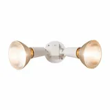 Outdoor Dual-Head White Security Floodlight miniatura 1