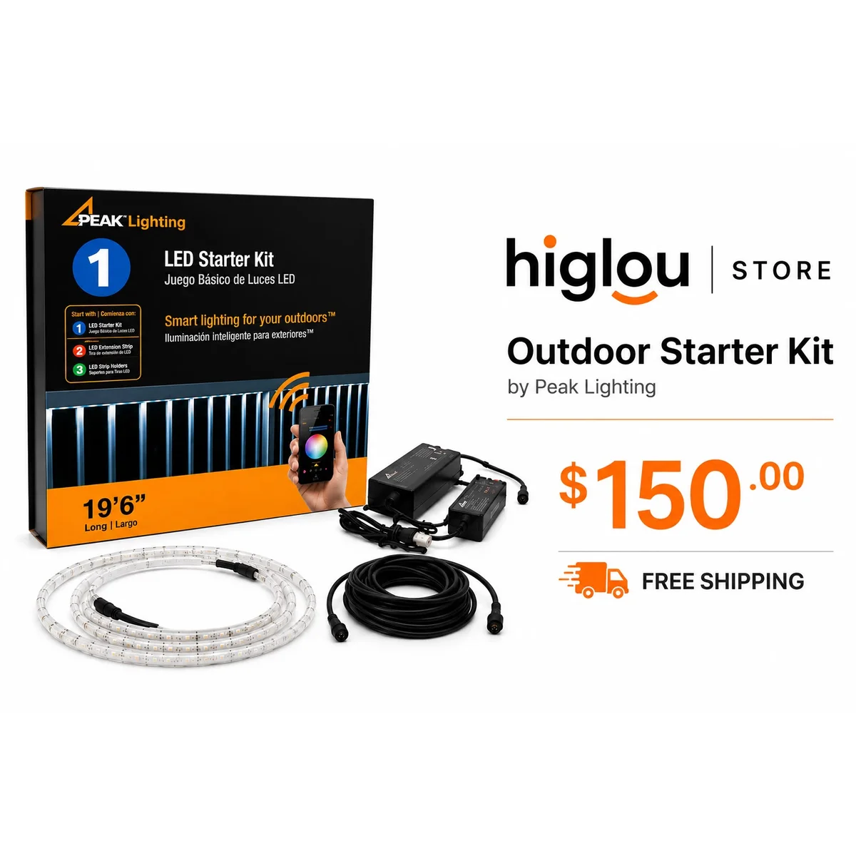 Peak Lighting LED Starter Kit - Outdoor Smart Lighting - imagen 1