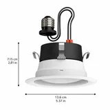 Philips Hue White and Color Ambiance 4" Retrofit Recessed Downlight miniatura 3