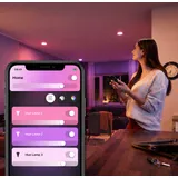 Philips Hue White and Color Ambiance 4" Retrofit Recessed Downlight miniatura 4
