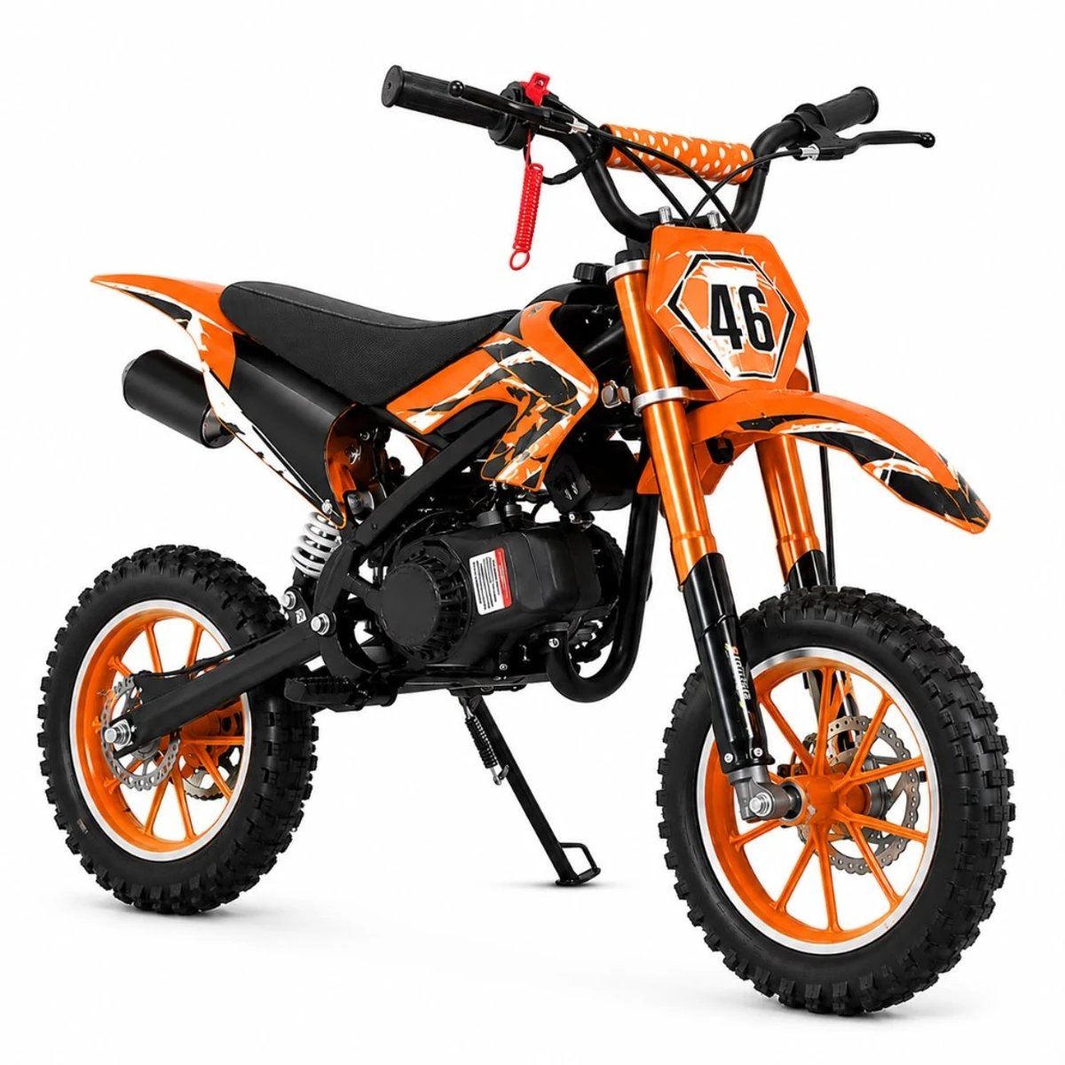 Pit bike infantil #46 — Naranja - imagen 1