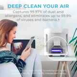 Pure Enrichment Air Purifier with HEPA Filter and UV-C Light miniatura 4
