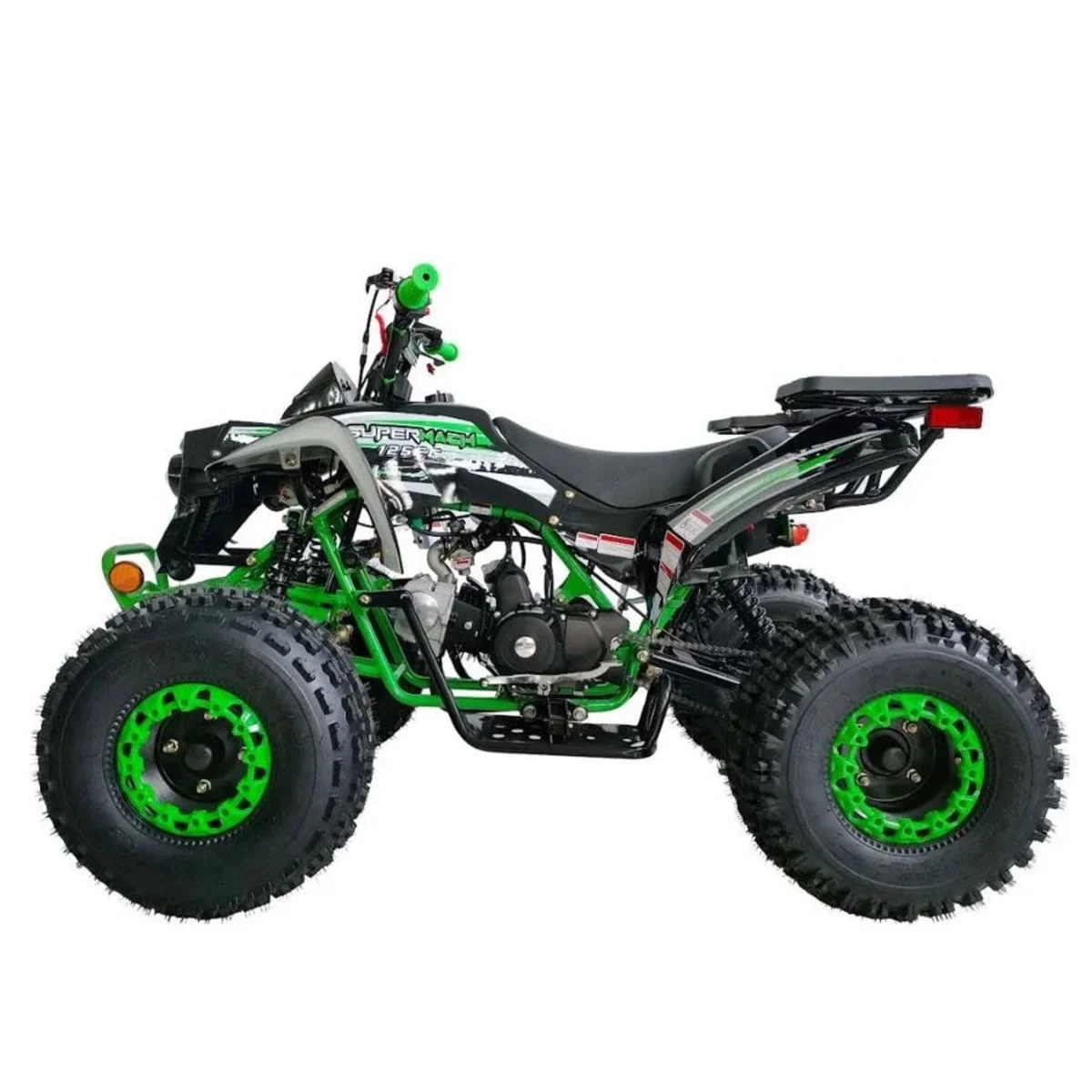 Supermach Super Mega 125cc — Cuatrimoto verde - imagen 1