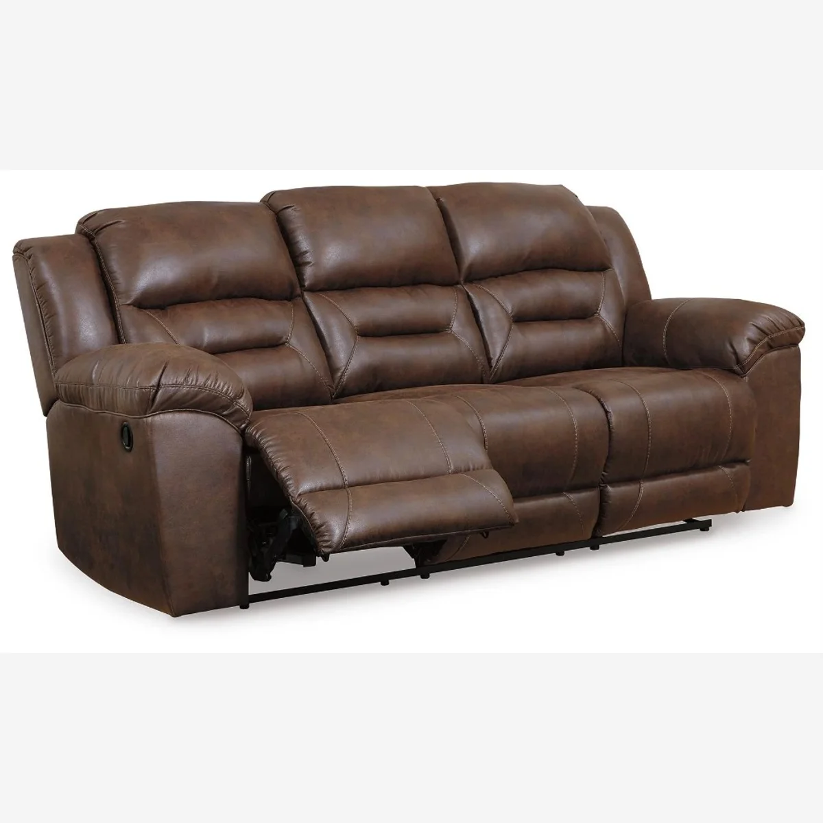 Sofá reclinable café 3 plazas — Oferta 4 de Julio - imagen 1