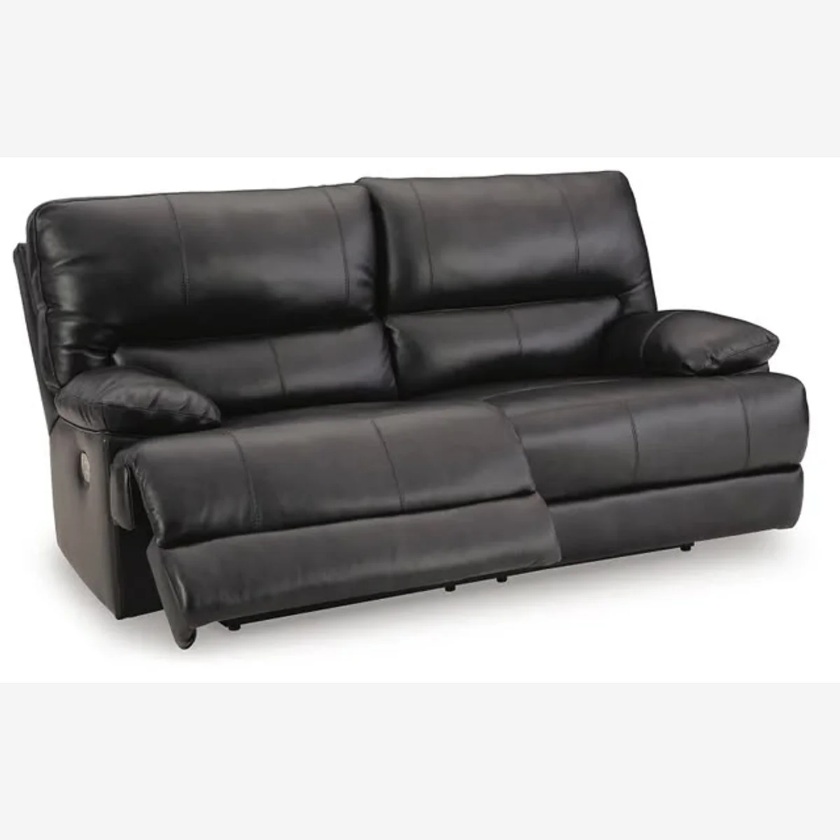 Loveseat reclinable negro — Oferta 4 de Julio - imagen 1
