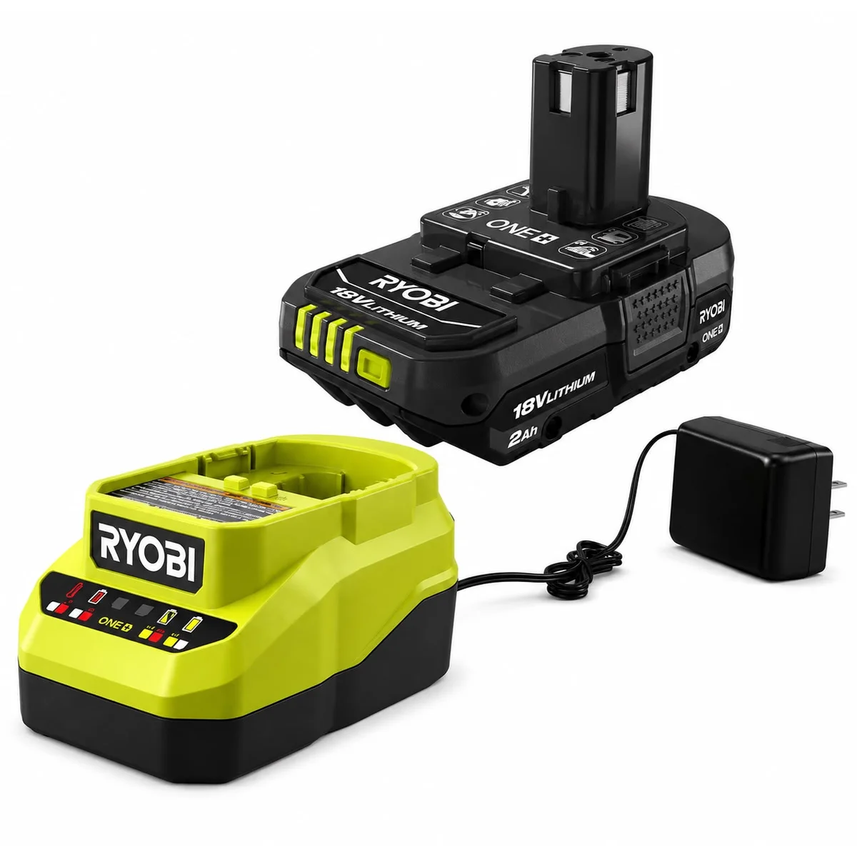Ryobi 18V Lithium Battery and Charger Kit - imagen 1