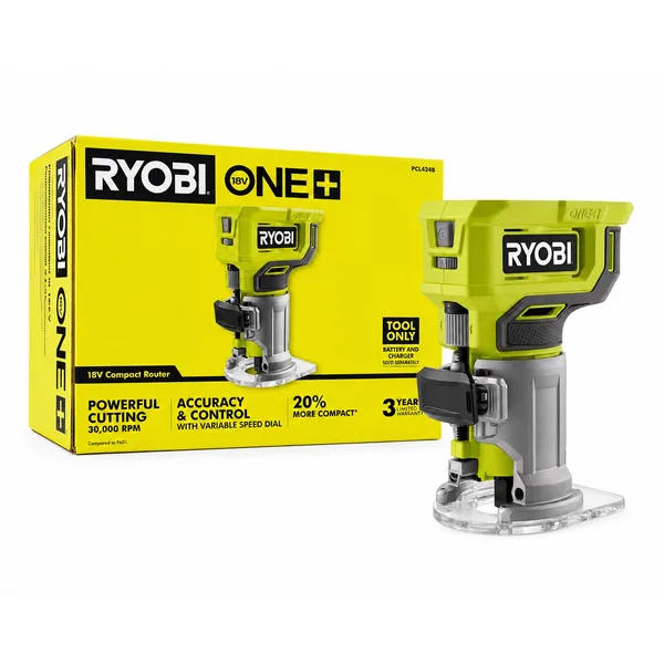 Ryobi 18V ONE+ Compact Router PCL424B Tool Only