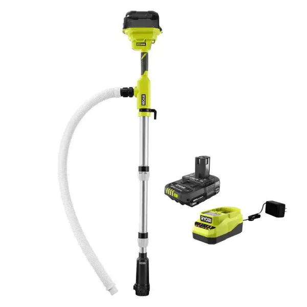 RYOBI 18V ONE+ Telescoping Pole Pump Kit with Battery and Charger